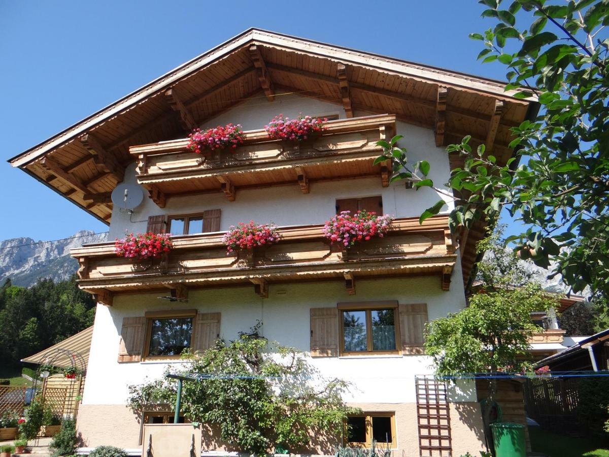 Ferienwohnung Bergfrieden Scheffau am Wilden Kaiser Exterior foto